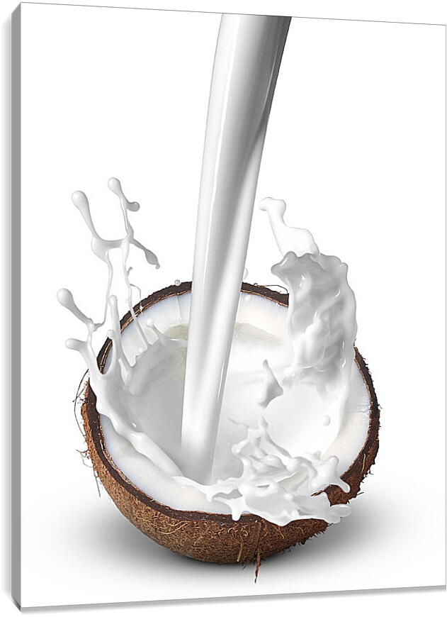 Постер и плакат - Кокос и молоко