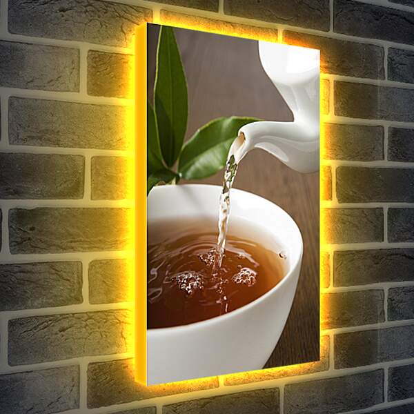 Лайтбокс световая панель - Черный чай