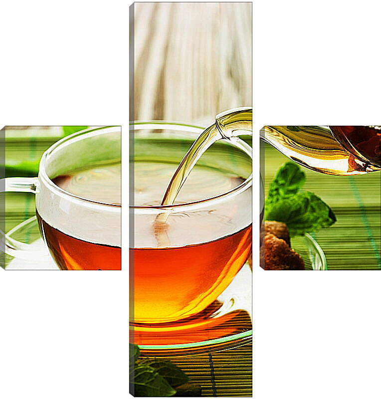 Модульная картина - Чай с сахаром