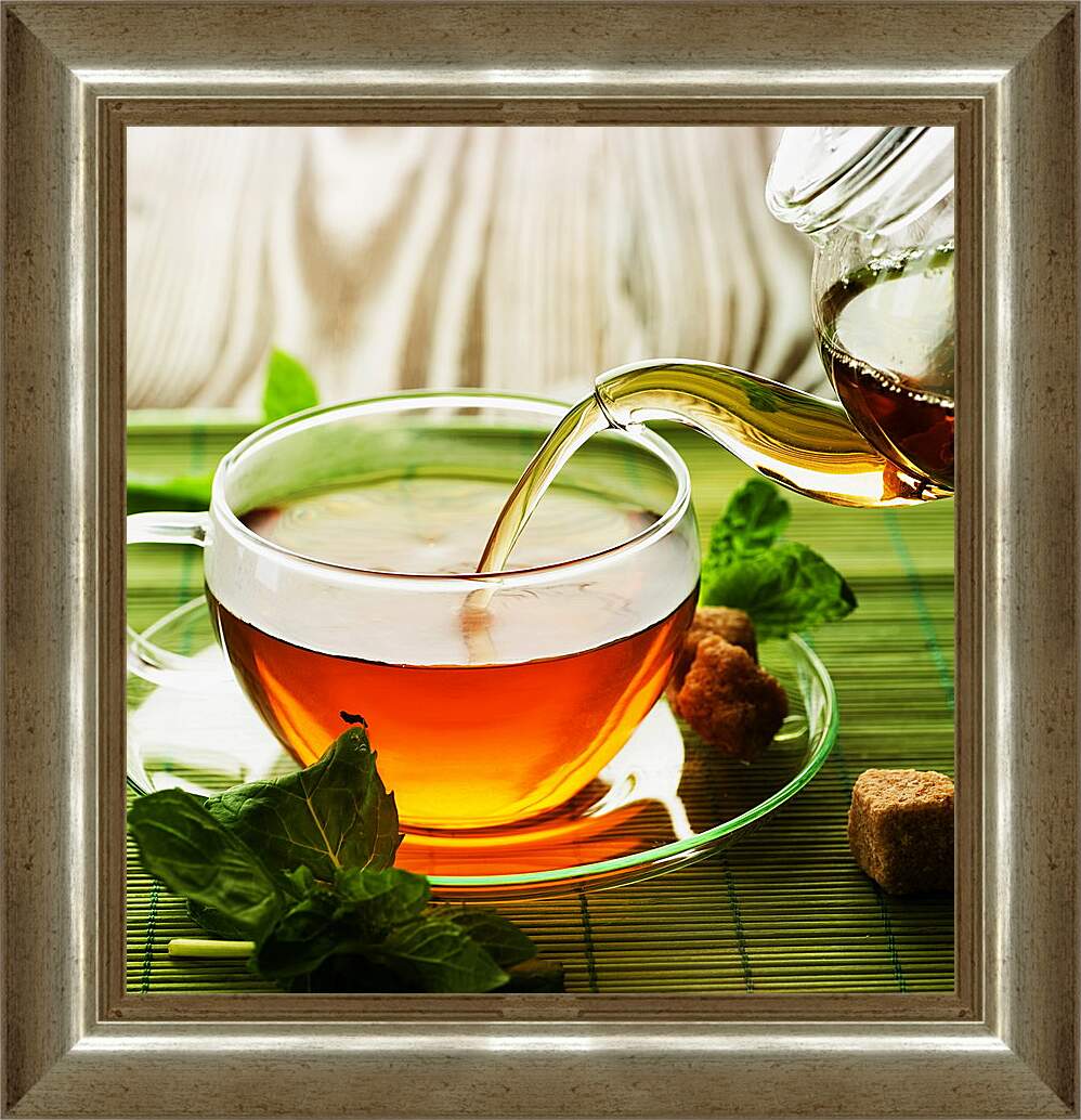 Картина в раме - Чай с сахаром