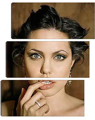 Модульная картина - Angelina Jolie - Анджелина Джоли