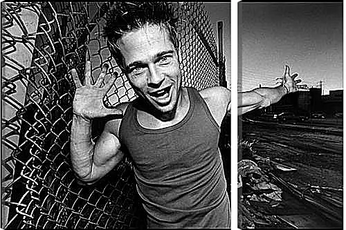Модульная картина - Brad Pitt - Брэд Питт
