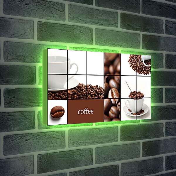 Лайтбокс световая панель - Кофе (coffee)