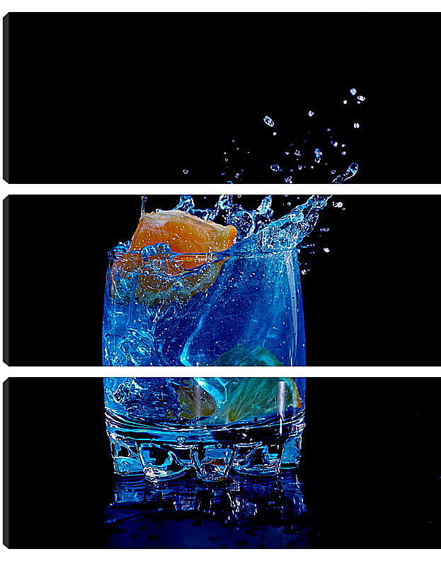 Модульная картина - Напиток в стакане