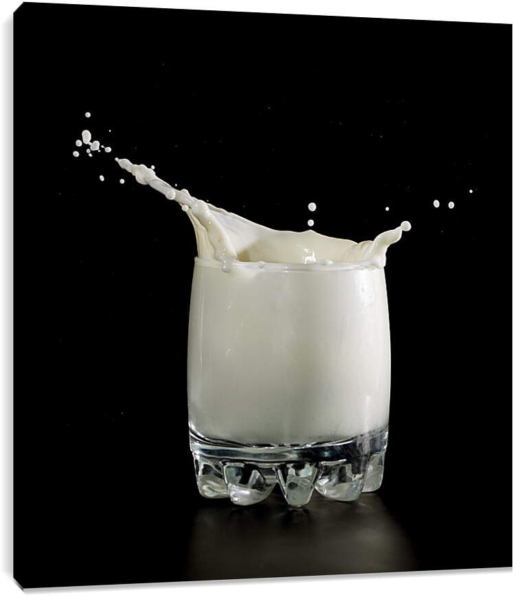 Постер и плакат - Стакан молока