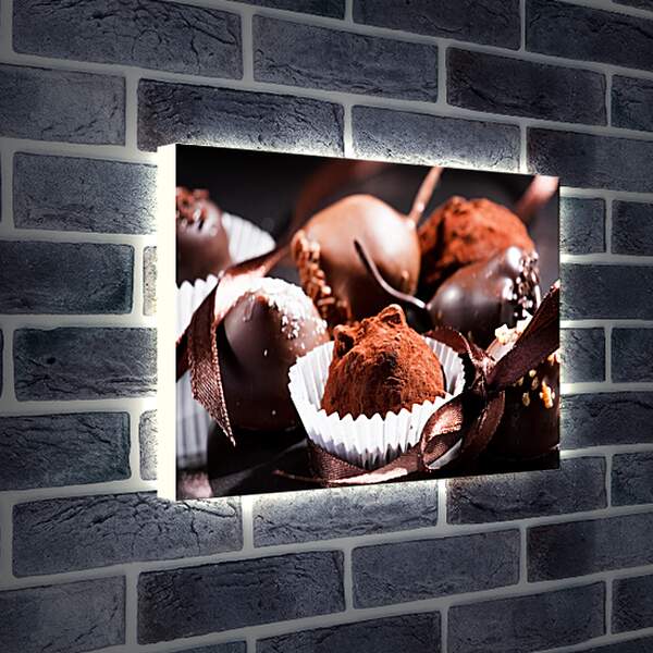 Лайтбокс световая панель - Шоколадный трюфель