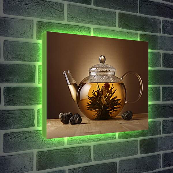 Лайтбокс световая панель - Чайный цветок