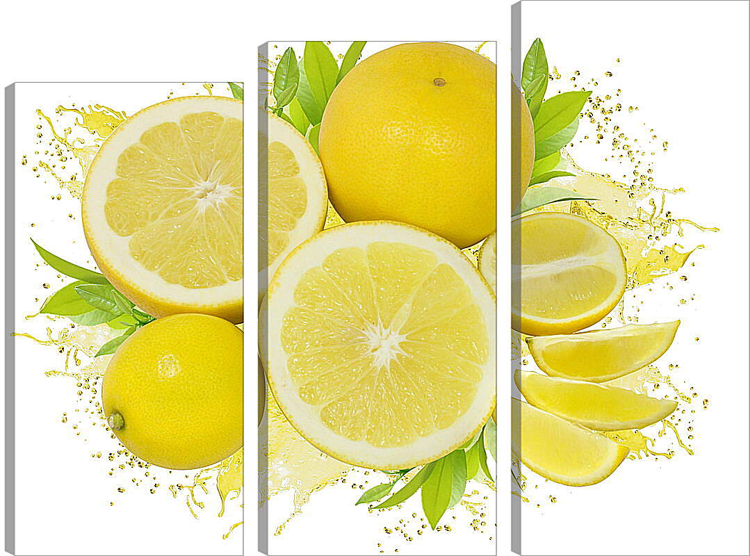 Модульная картина - Лимоны