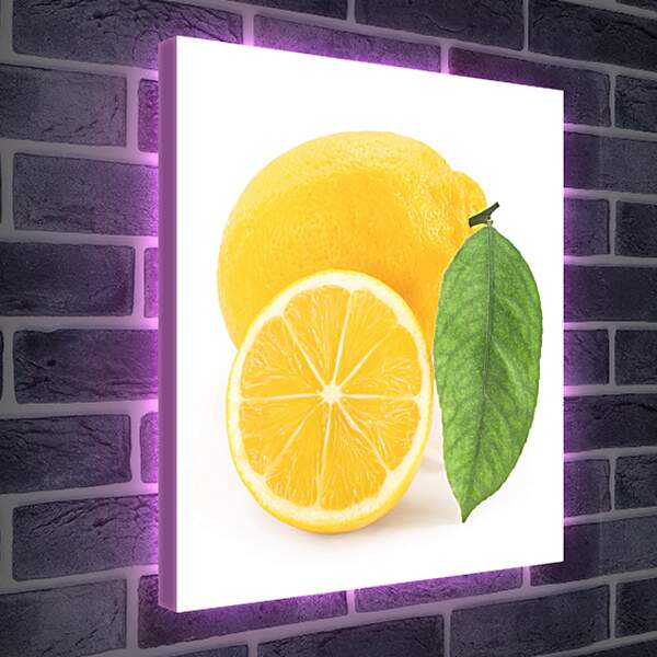 Лайтбокс световая панель - Лимон