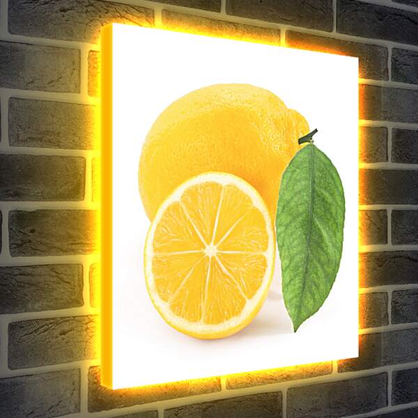 Лайтбокс световая панель - Лимон