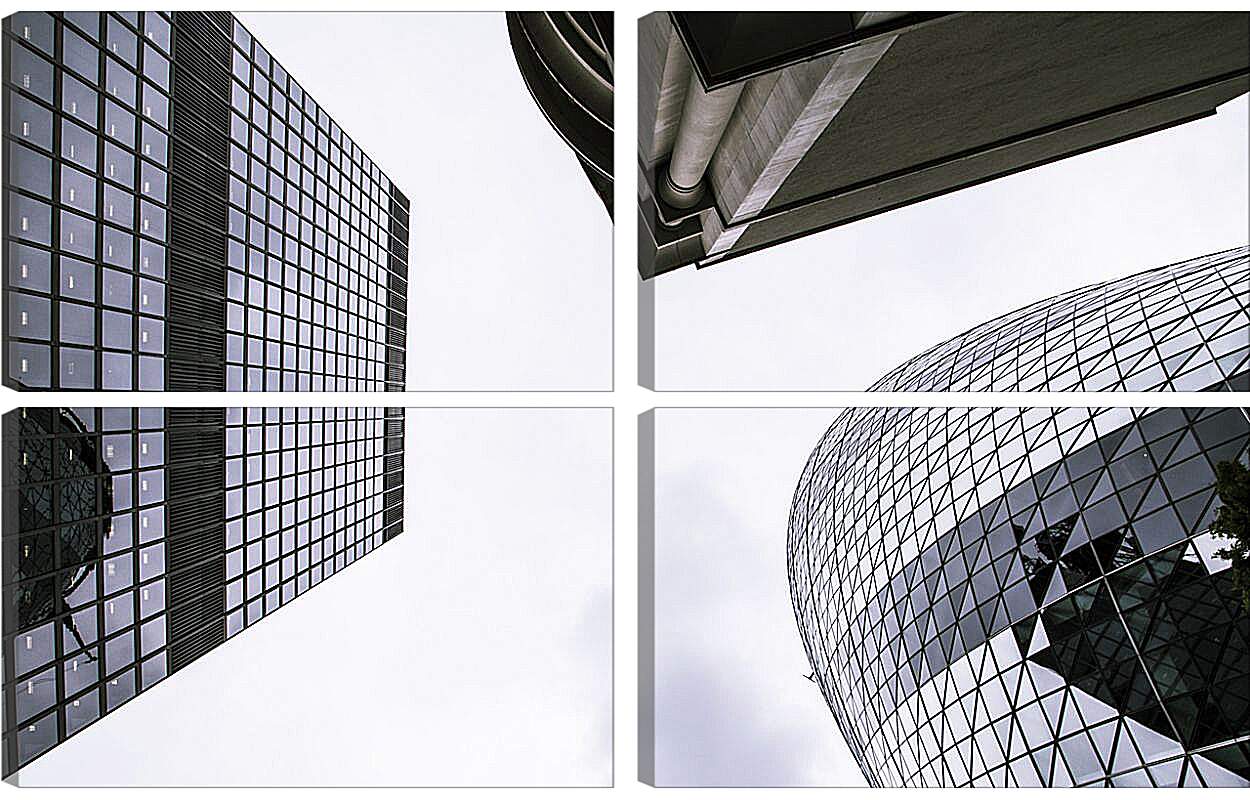 Модульная картина - Архитектура Лондона