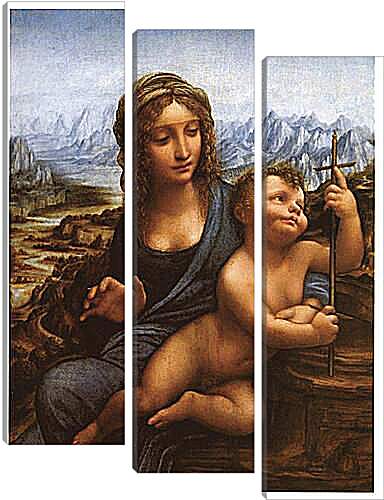 Модульная картина - Мадонна и ребенок. Леонардо да Винчи