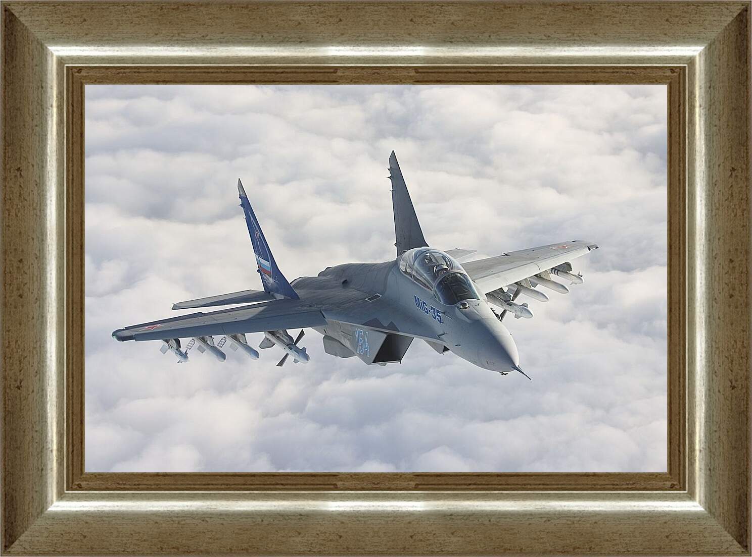 Картина в раме - МиГ-35
