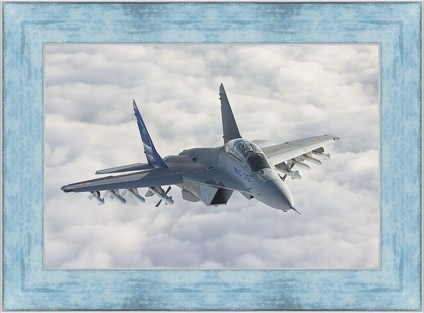 Картина в раме - МиГ-35