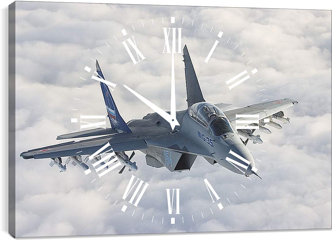 Часы картина - МиГ-35