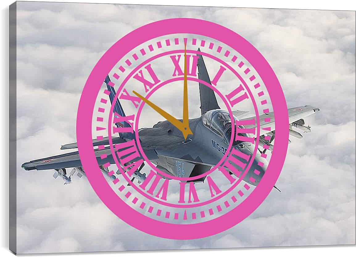 Часы картина - МиГ-35