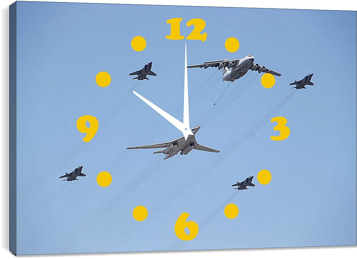 Часы картина - Ту-160