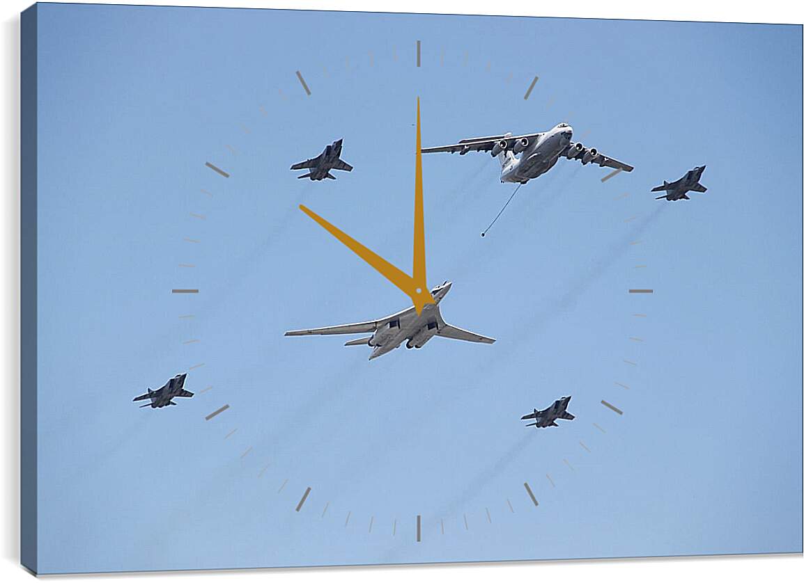 Часы картина - Ту-160