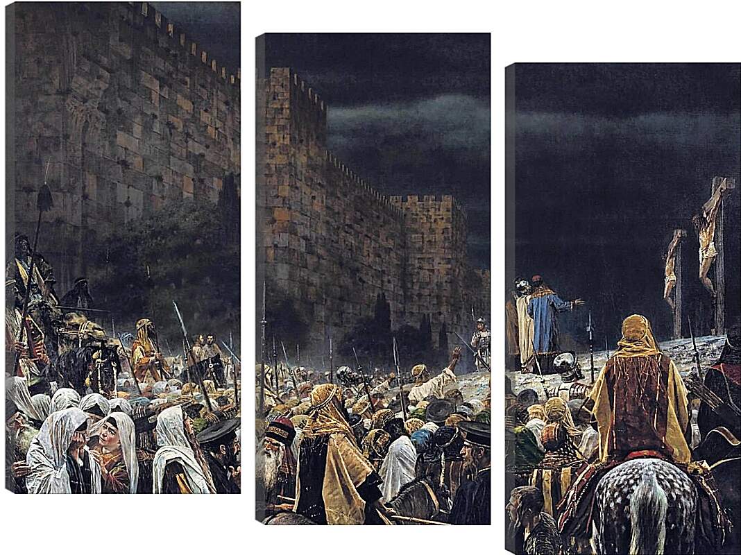 Модульная картина - Распятие на кресте у римлян. Василий Верещагин