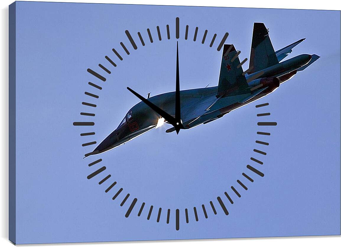 Часы картина - Самолет