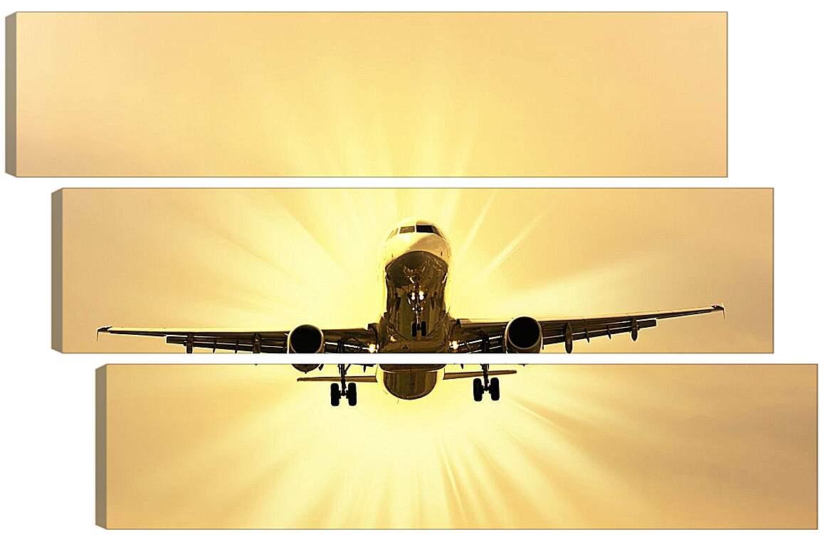 Модульная картина - Самолет