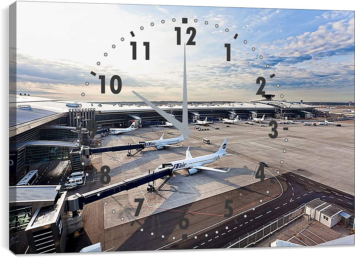 Часы картина - Аэропорт
