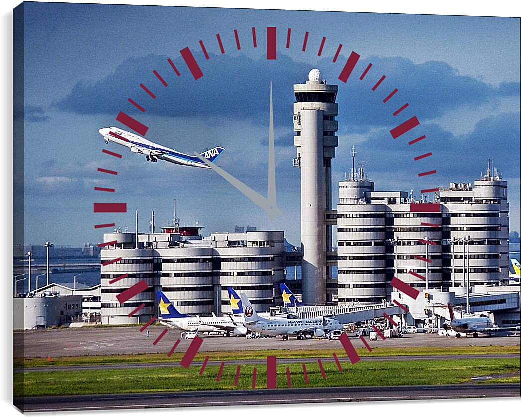 Часы картина - Аэропорт