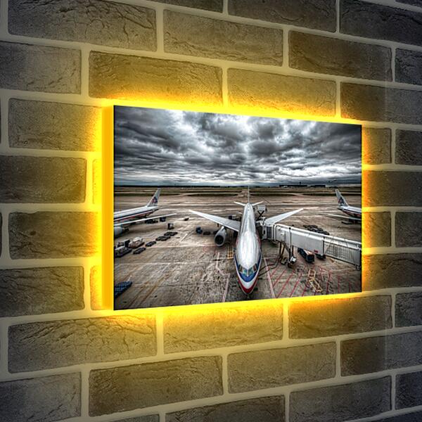 Лайтбокс световая панель - Самолеты