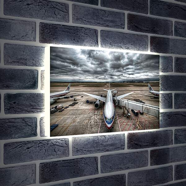 Лайтбокс световая панель - Самолеты