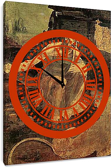 Часы картина - Жером. Леонардо да Винчи