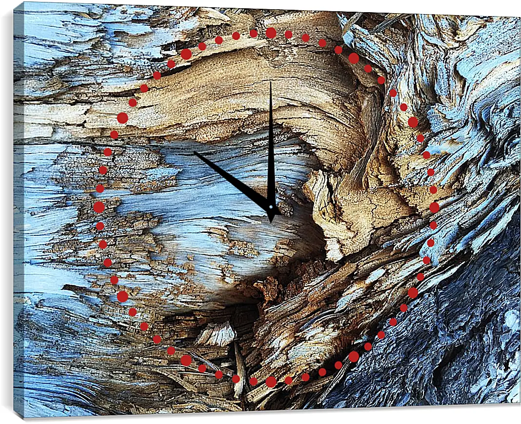 Часы картина - Дерево