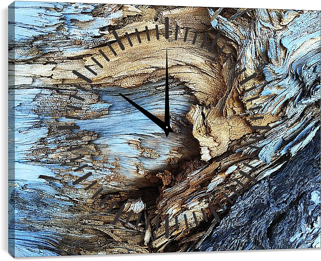 Часы картина - Дерево