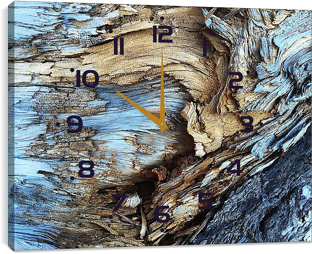 Часы картина - Дерево