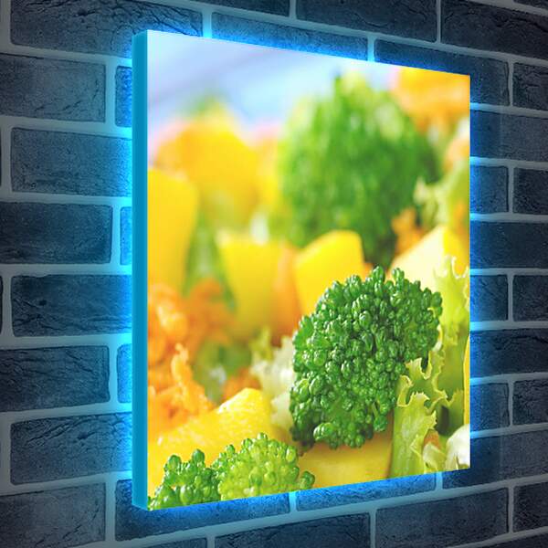 Лайтбокс световая панель - Зеленый броколли