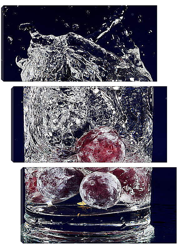 Модульная картина - Красный виноград