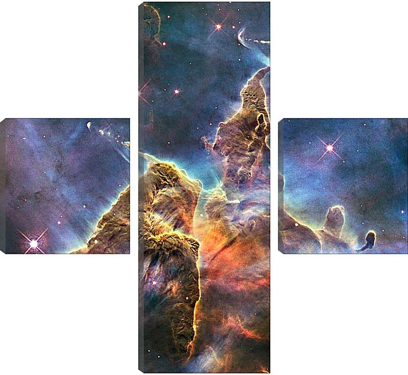 Модульная картина - Космос и звезды