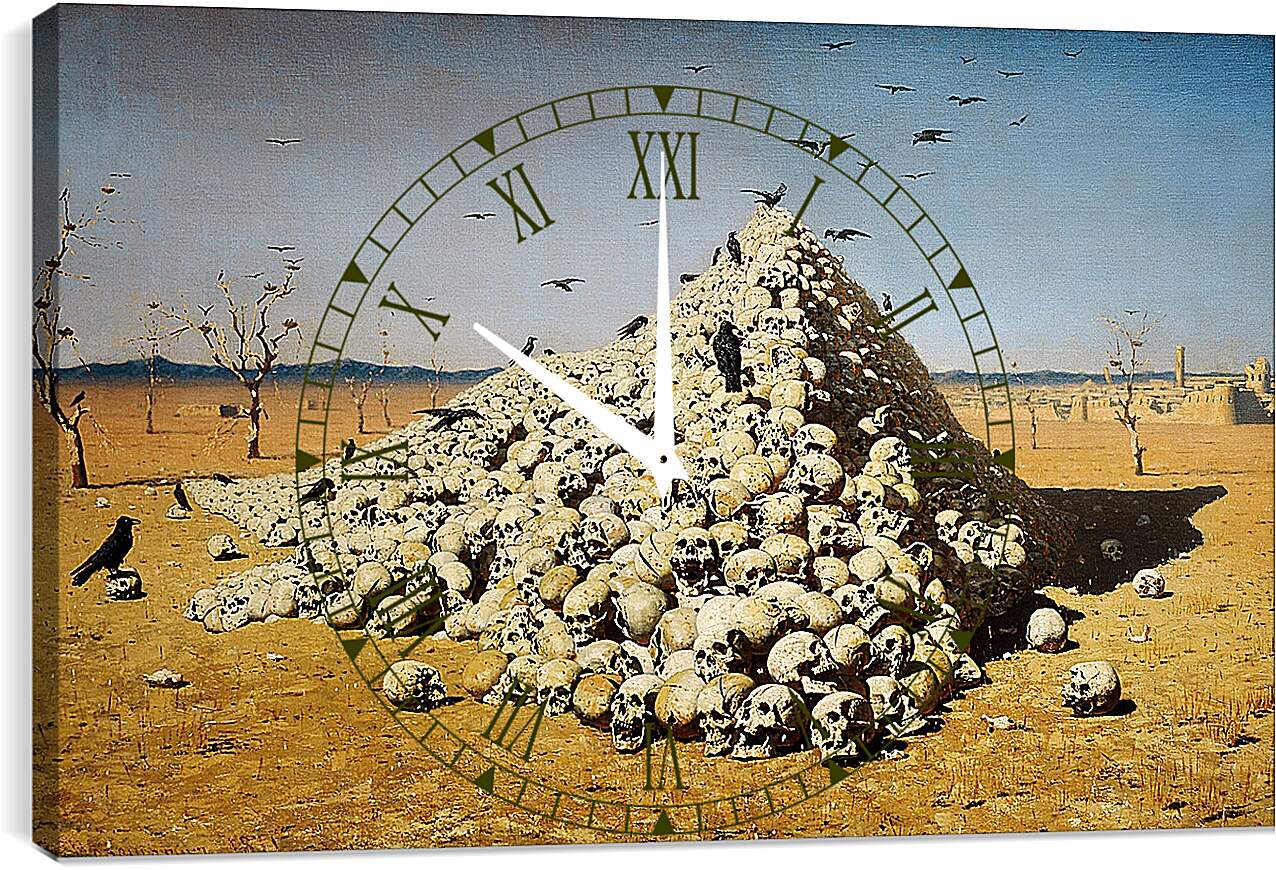 Часы картина - Апофеоз войны. Василий Верещагин