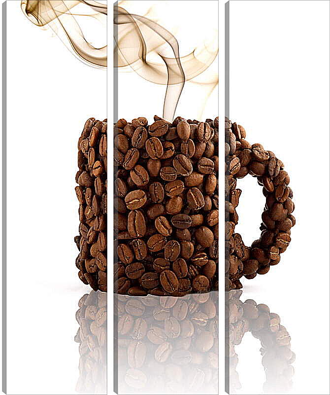 Модульная картина - Кофе в кофе
