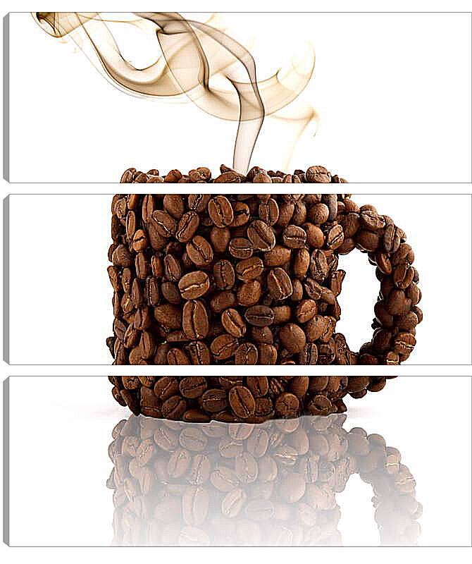 Модульная картина - Кофе в кофе
