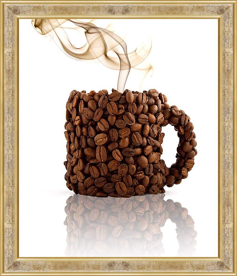 Картина в раме - Кофе в кофе