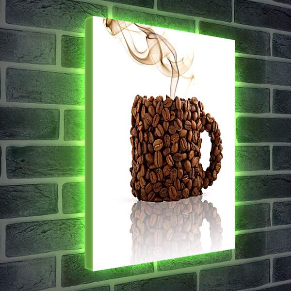 Лайтбокс световая панель - Кофе в кофе