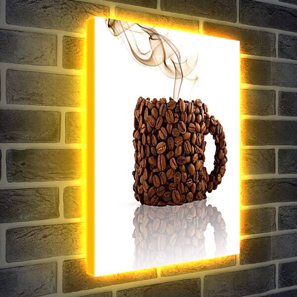 Лайтбокс световая панель - Кофе в кофе