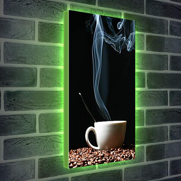 Лайтбокс световая панель - Кофейное дыхание