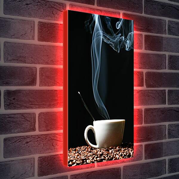 Лайтбокс световая панель - Кофейное дыхание