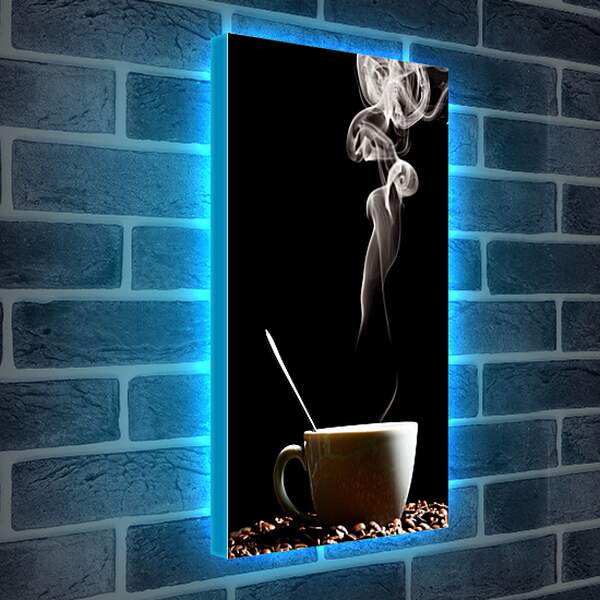 Лайтбокс световая панель - Чашка горячего кофе