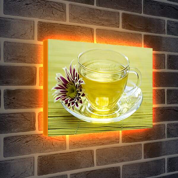 Лайтбокс световая панель - Цветочный чай