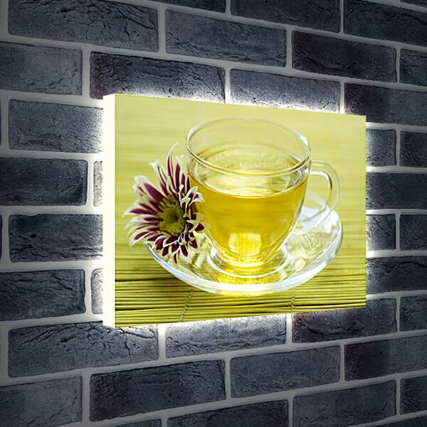 Лайтбокс световая панель - Цветочный чай