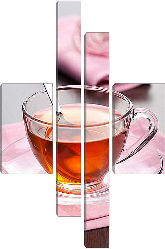 Модульная картина - Ароматный чай