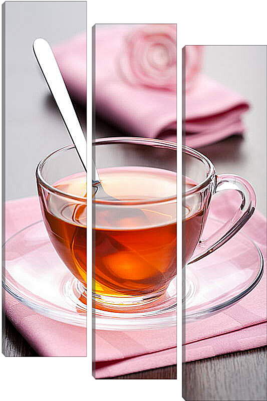 Модульная картина - Ароматный чай