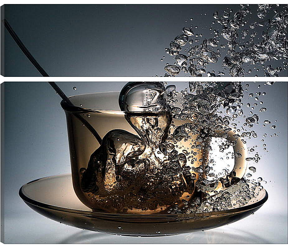 Модульная картина - Кружка с водой